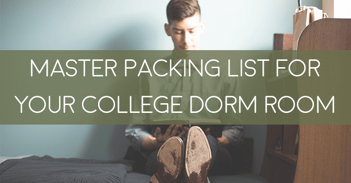 Printable Master Packing List for Your College Dorm Room